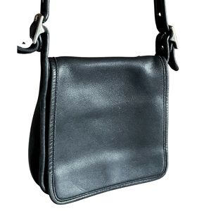 Vintage 2000 Black Coach Crossbody Purse Quiet Luxury